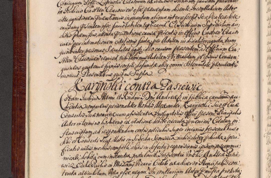 Zdjęcie nr 21 dla obiektu archiwalnego: Acta actorum episcopalium R. D. Andreae Trzebicki, episcopi Cracoviensis et ducis Severiae a die 29 Maii 1676 ad 1678 inclusive. Volumen VII