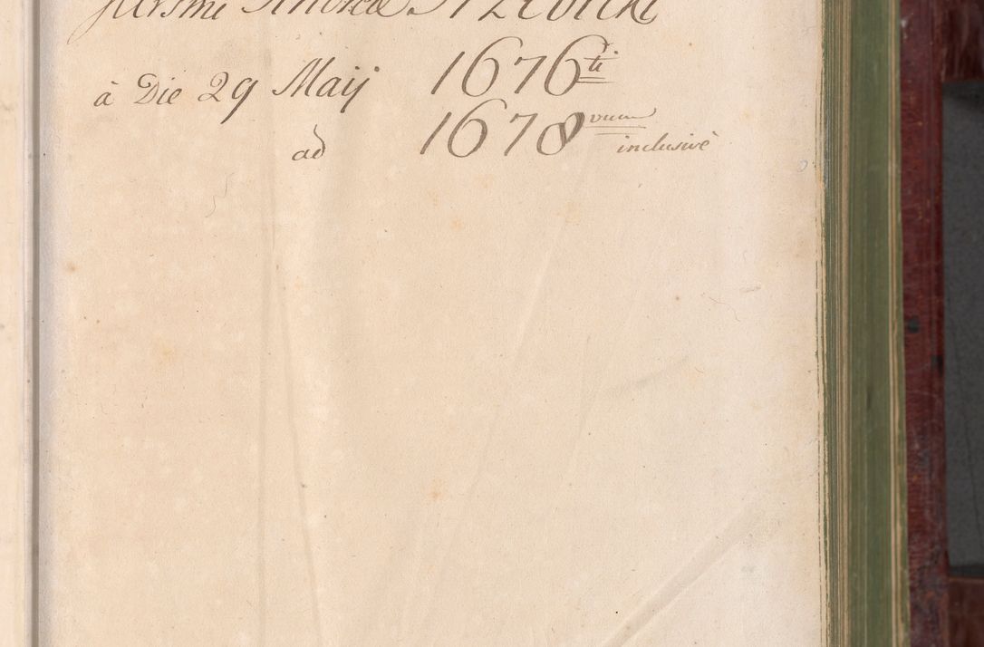 Zdjęcie nr 6 dla obiektu archiwalnego: Acta actorum episcopalium R. D. Andreae Trzebicki, episcopi Cracoviensis et ducis Severiae a die 29 Maii 1676 ad 1678 inclusive. Volumen VII