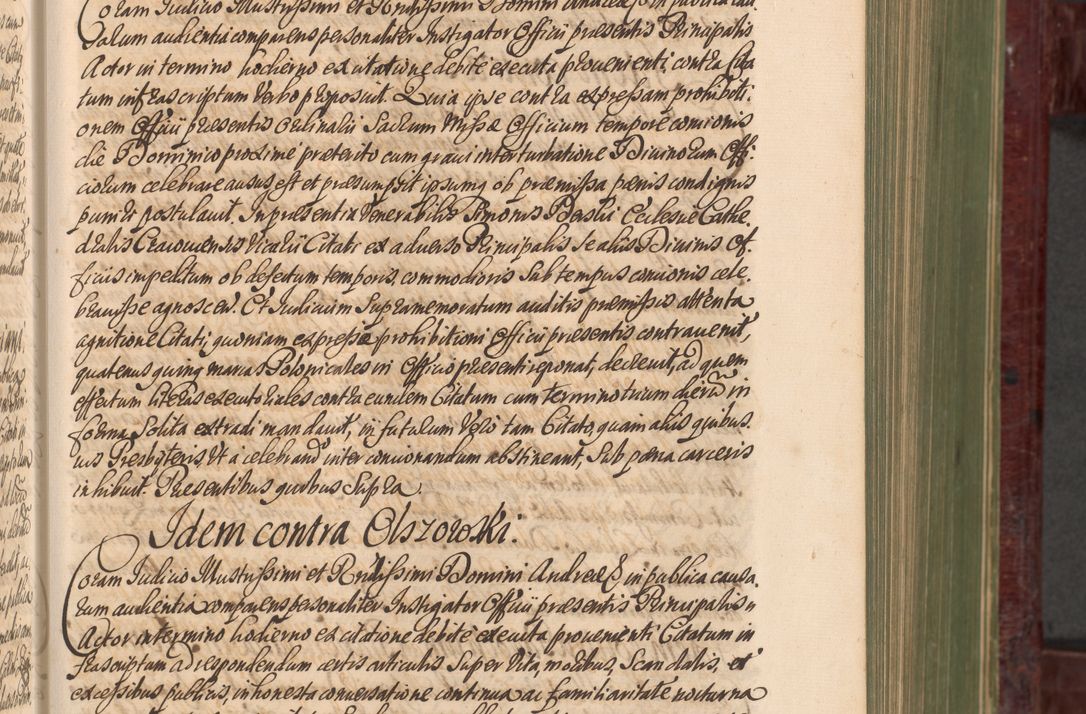 Zdjęcie nr 204 dla obiektu archiwalnego: Acta actorum episcopalium R. D. Andreae Trzebicki, episcopi Cracoviensis et ducis Severiae a die 29 Maii 1676 ad 1678 inclusive. Volumen VII