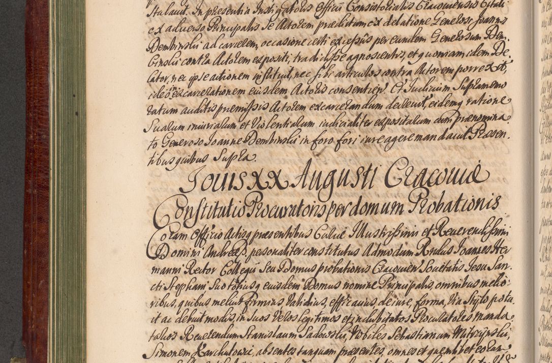 Zdjęcie nr 207 dla obiektu archiwalnego: Acta actorum episcopalium R. D. Andreae Trzebicki, episcopi Cracoviensis et ducis Severiae a die 29 Maii 1676 ad 1678 inclusive. Volumen VII