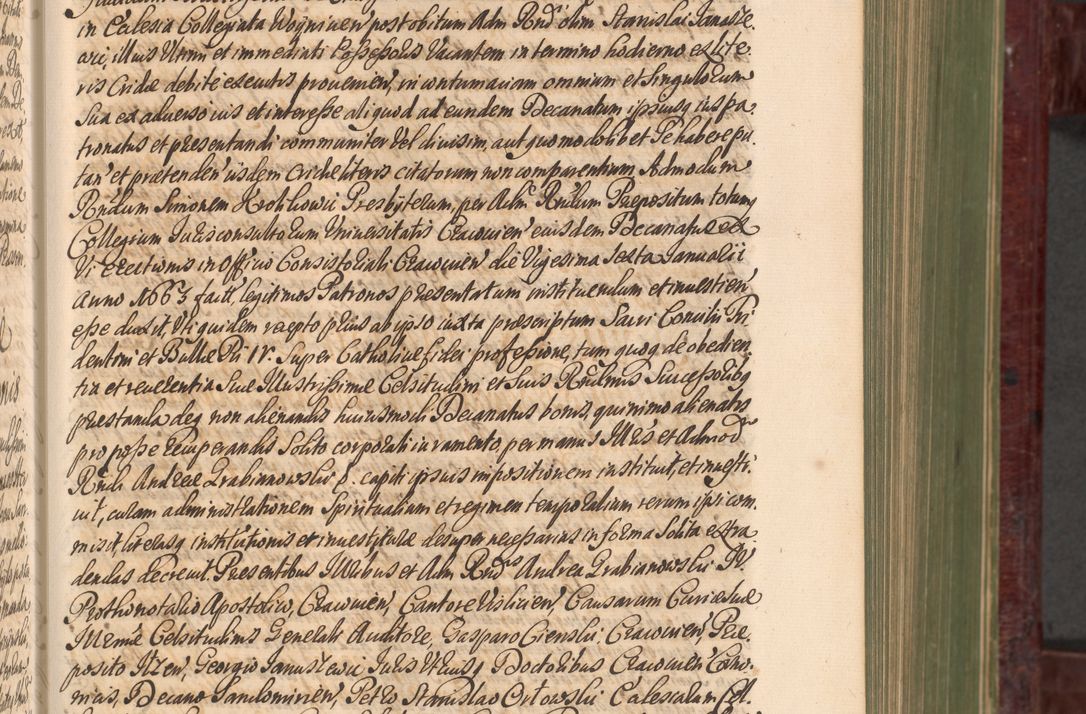 Zdjęcie nr 208 dla obiektu archiwalnego: Acta actorum episcopalium R. D. Andreae Trzebicki, episcopi Cracoviensis et ducis Severiae a die 29 Maii 1676 ad 1678 inclusive. Volumen VII