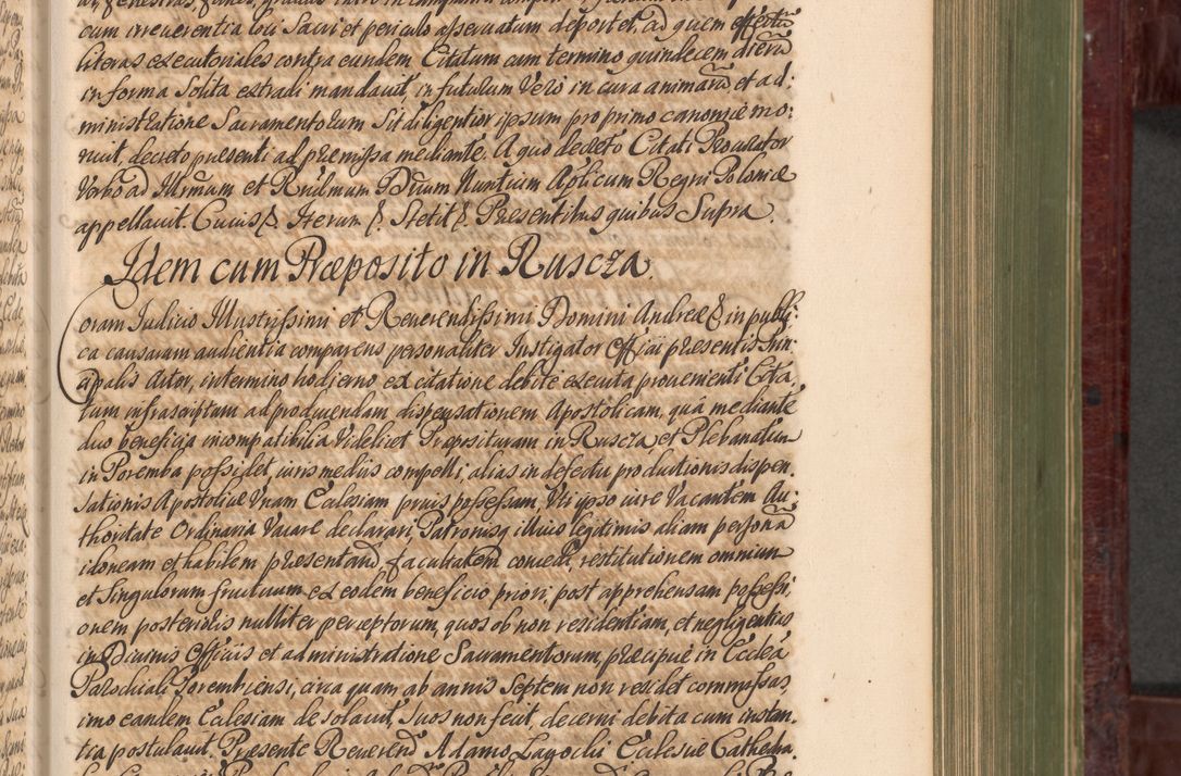 Zdjęcie nr 398 dla obiektu archiwalnego: Acta actorum episcopalium R. D. Andreae Trzebicki, episcopi Cracoviensis et ducis Severiae a die 29 Maii 1676 ad 1678 inclusive. Volumen VII