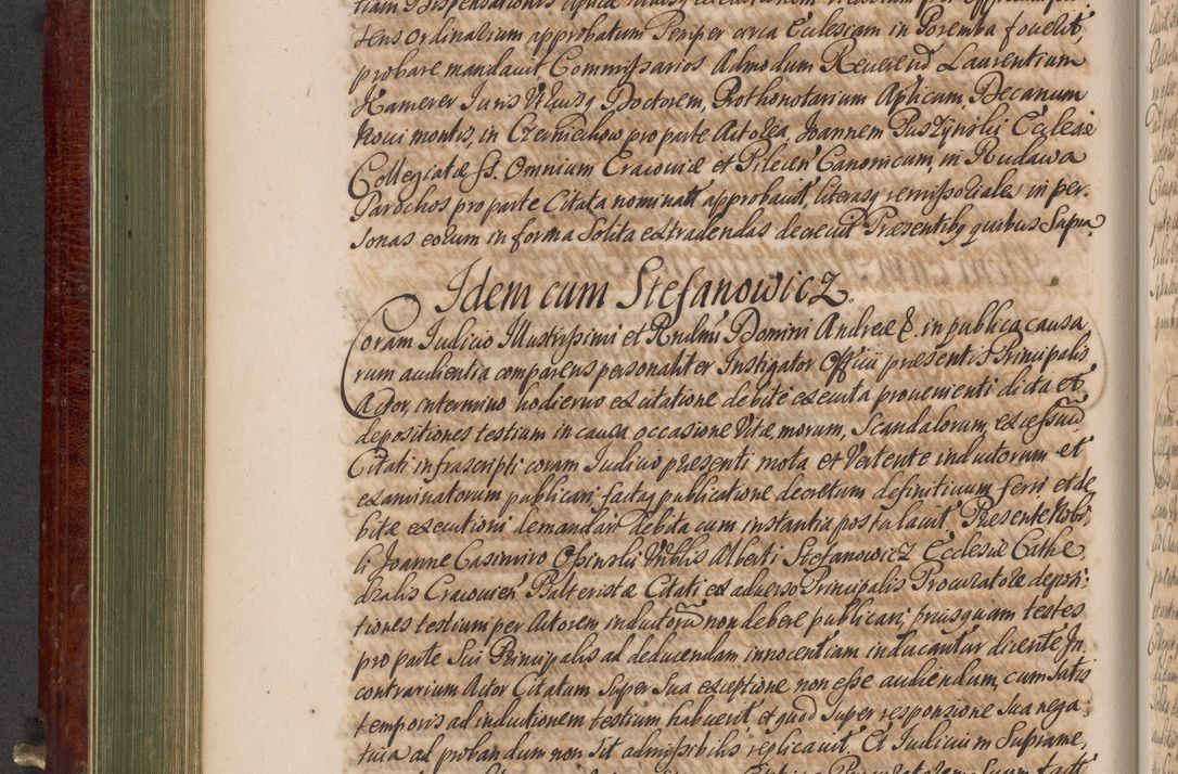 Zdjęcie nr 399 dla obiektu archiwalnego: Acta actorum episcopalium R. D. Andreae Trzebicki, episcopi Cracoviensis et ducis Severiae a die 29 Maii 1676 ad 1678 inclusive. Volumen VII