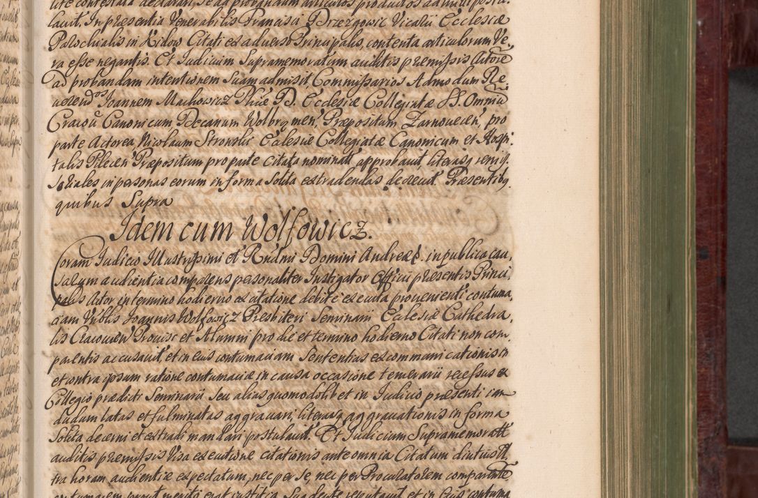 Zdjęcie nr 400 dla obiektu archiwalnego: Acta actorum episcopalium R. D. Andreae Trzebicki, episcopi Cracoviensis et ducis Severiae a die 29 Maii 1676 ad 1678 inclusive. Volumen VII