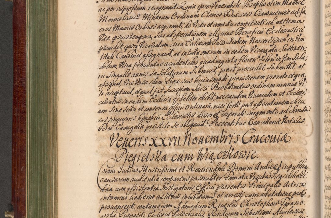 Zdjęcie nr 395 dla obiektu archiwalnego: Acta actorum episcopalium R. D. Andreae Trzebicki, episcopi Cracoviensis et ducis Severiae a die 29 Maii 1676 ad 1678 inclusive. Volumen VII