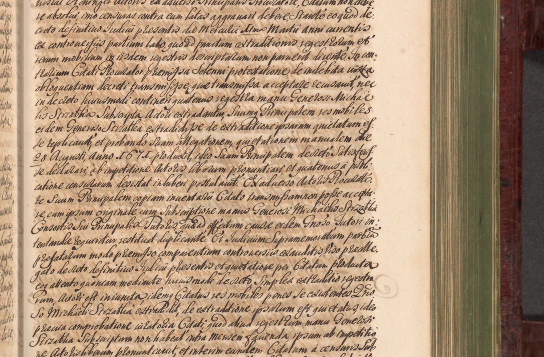 Zdjęcie nr 384 dla obiektu archiwalnego: Acta actorum episcopalium R. D. Andreae Trzebicki, episcopi Cracoviensis et ducis Severiae a die 29 Maii 1676 ad 1678 inclusive. Volumen VII
