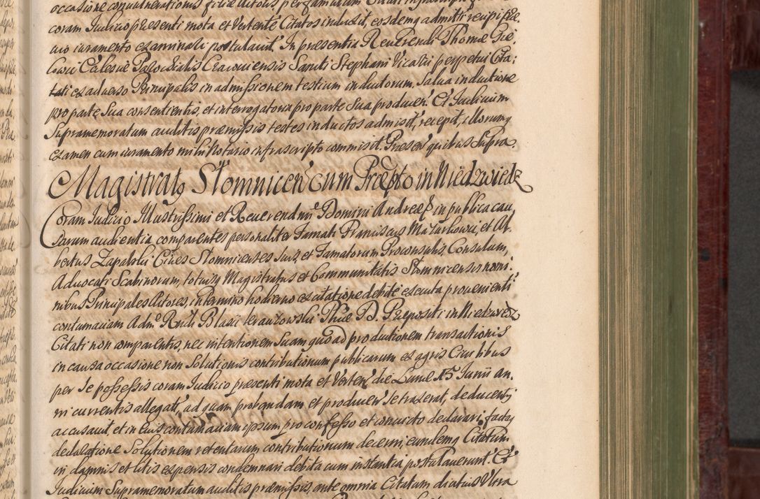 Zdjęcie nr 368 dla obiektu archiwalnego: Acta actorum episcopalium R. D. Andreae Trzebicki, episcopi Cracoviensis et ducis Severiae a die 29 Maii 1676 ad 1678 inclusive. Volumen VII