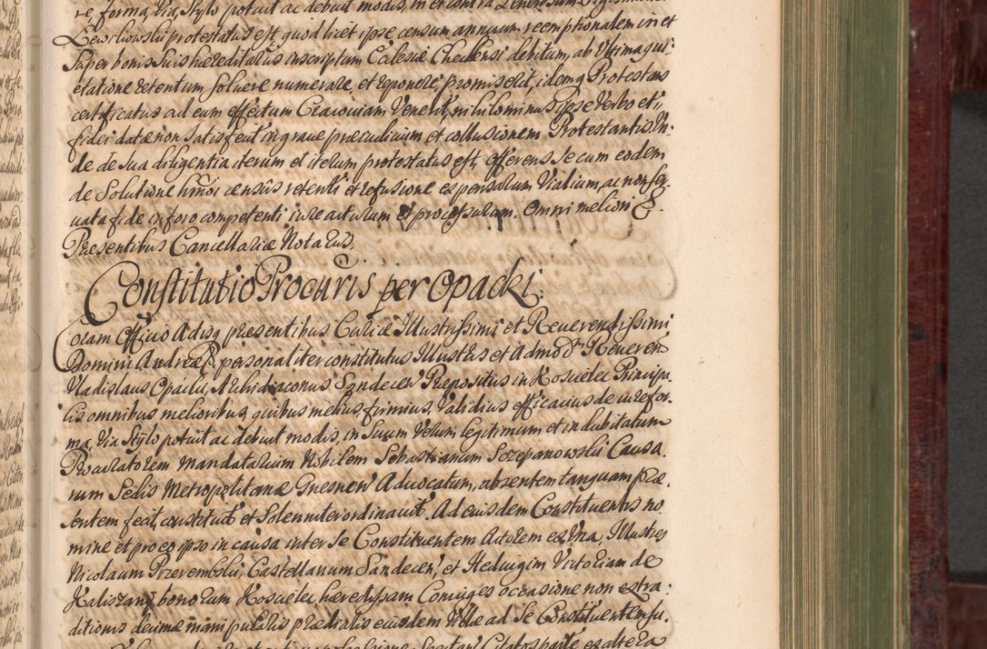 Zdjęcie nr 358 dla obiektu archiwalnego: Acta actorum episcopalium R. D. Andreae Trzebicki, episcopi Cracoviensis et ducis Severiae a die 29 Maii 1676 ad 1678 inclusive. Volumen VII