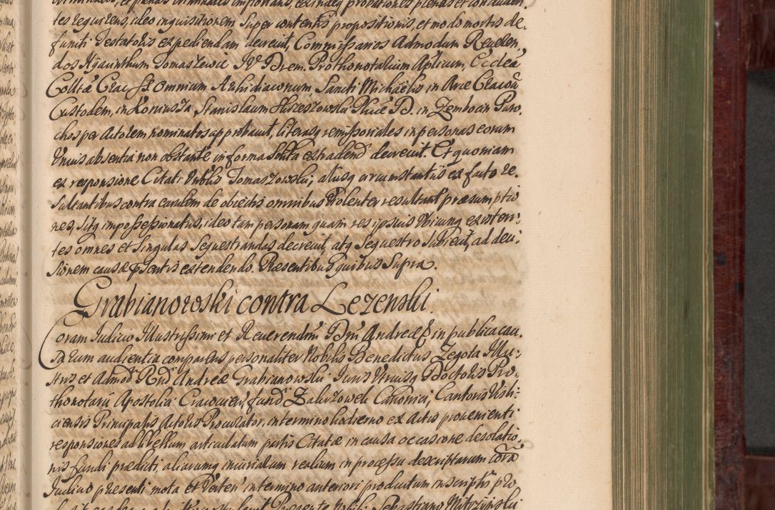 Zdjęcie nr 352 dla obiektu archiwalnego: Acta actorum episcopalium R. D. Andreae Trzebicki, episcopi Cracoviensis et ducis Severiae a die 29 Maii 1676 ad 1678 inclusive. Volumen VII