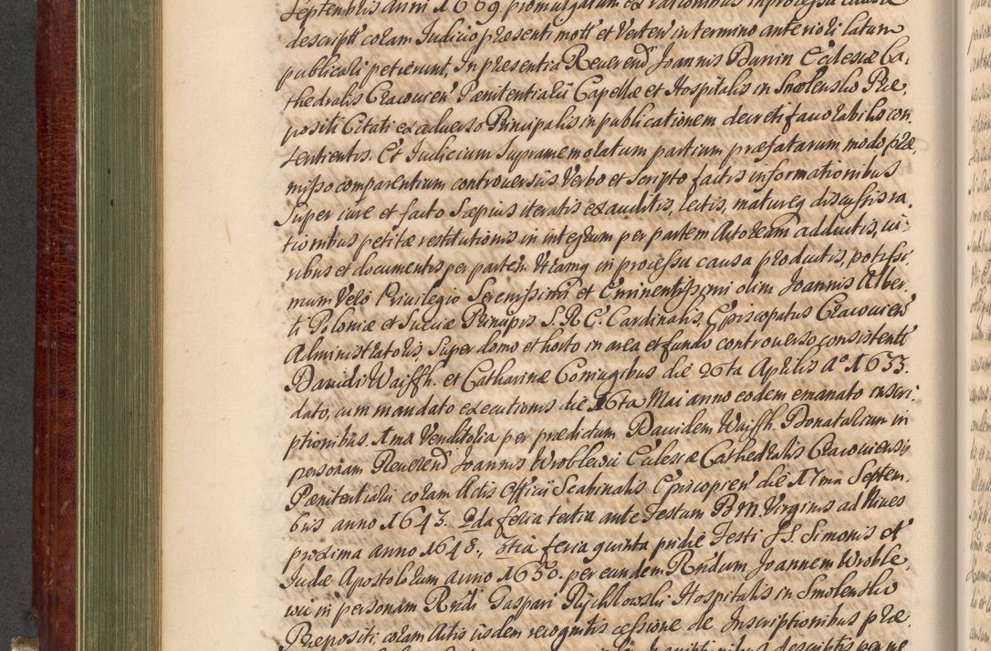 Zdjęcie nr 347 dla obiektu archiwalnego: Acta actorum episcopalium R. D. Andreae Trzebicki, episcopi Cracoviensis et ducis Severiae a die 29 Maii 1676 ad 1678 inclusive. Volumen VII