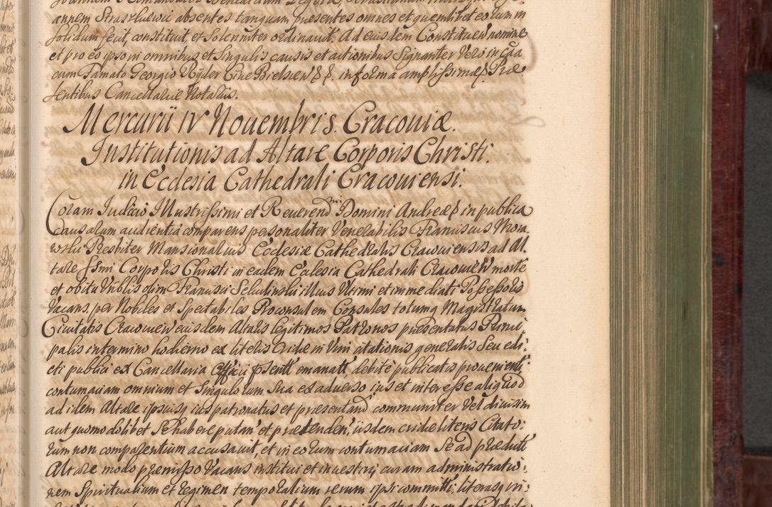 Zdjęcie nr 330 dla obiektu archiwalnego: Acta actorum episcopalium R. D. Andreae Trzebicki, episcopi Cracoviensis et ducis Severiae a die 29 Maii 1676 ad 1678 inclusive. Volumen VII