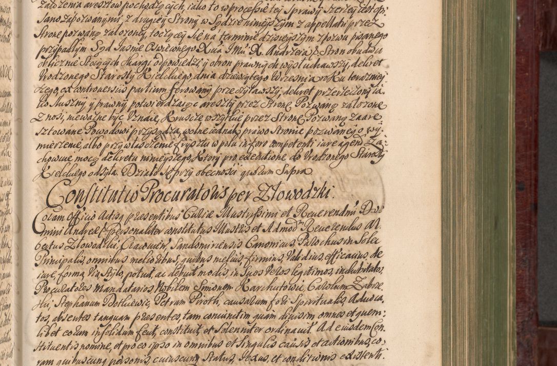 Zdjęcie nr 322 dla obiektu archiwalnego: Acta actorum episcopalium R. D. Andreae Trzebicki, episcopi Cracoviensis et ducis Severiae a die 29 Maii 1676 ad 1678 inclusive. Volumen VII