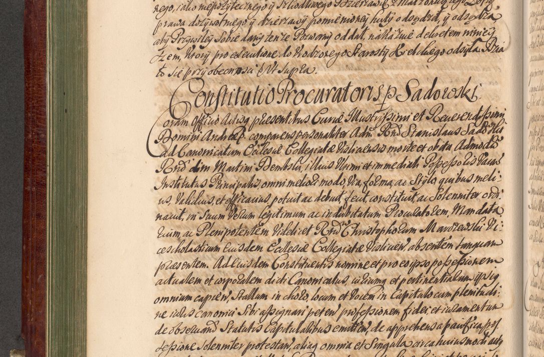 Zdjęcie nr 305 dla obiektu archiwalnego: Acta actorum episcopalium R. D. Andreae Trzebicki, episcopi Cracoviensis et ducis Severiae a die 29 Maii 1676 ad 1678 inclusive. Volumen VII