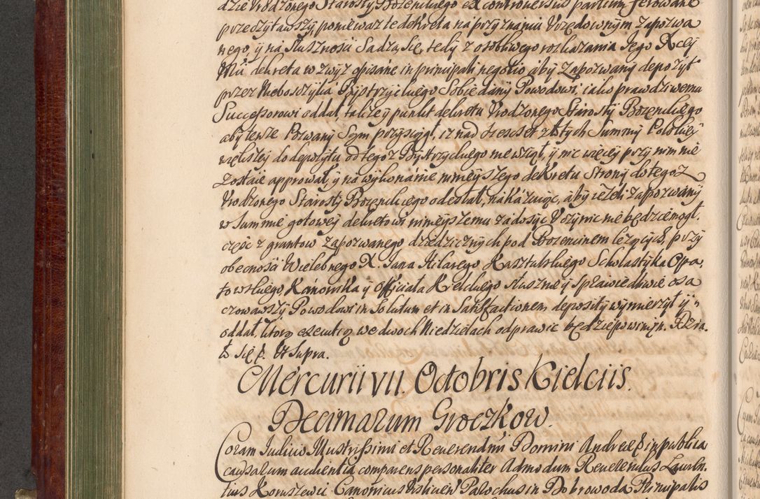 Zdjęcie nr 301 dla obiektu archiwalnego: Acta actorum episcopalium R. D. Andreae Trzebicki, episcopi Cracoviensis et ducis Severiae a die 29 Maii 1676 ad 1678 inclusive. Volumen VII
