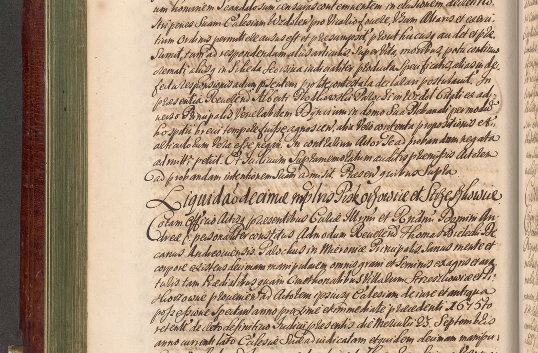 Zdjęcie nr 299 dla obiektu archiwalnego: Acta actorum episcopalium R. D. Andreae Trzebicki, episcopi Cracoviensis et ducis Severiae a die 29 Maii 1676 ad 1678 inclusive. Volumen VII