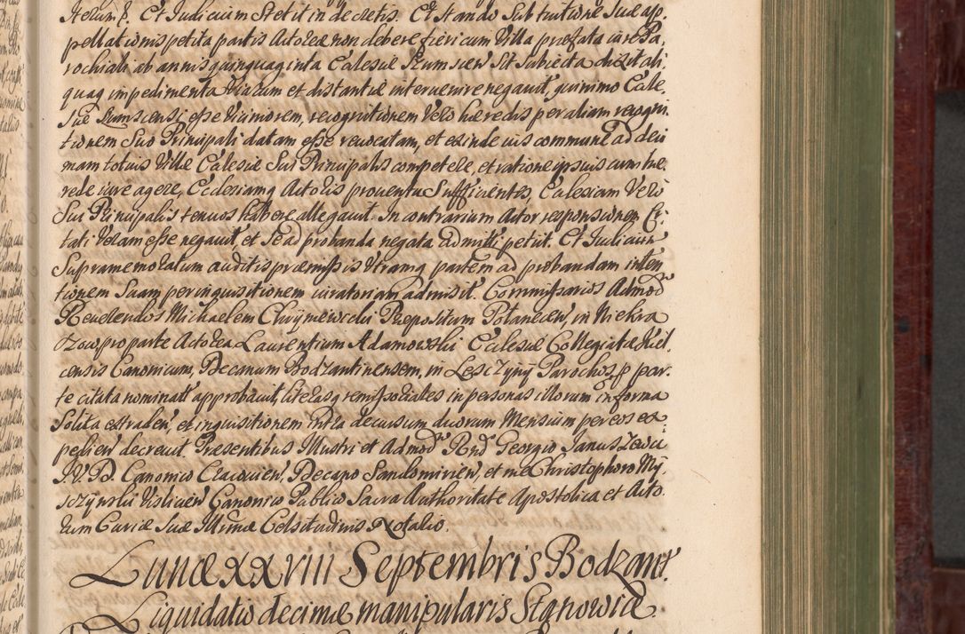 Zdjęcie nr 288 dla obiektu archiwalnego: Acta actorum episcopalium R. D. Andreae Trzebicki, episcopi Cracoviensis et ducis Severiae a die 29 Maii 1676 ad 1678 inclusive. Volumen VII
