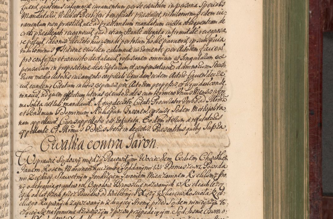 Zdjęcie nr 282 dla obiektu archiwalnego: Acta actorum episcopalium R. D. Andreae Trzebicki, episcopi Cracoviensis et ducis Severiae a die 29 Maii 1676 ad 1678 inclusive. Volumen VII