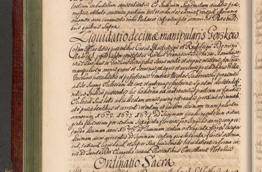 Zdjęcie nr 269 dla obiektu archiwalnego: Acta actorum episcopalium R. D. Andreae Trzebicki, episcopi Cracoviensis et ducis Severiae a die 29 Maii 1676 ad 1678 inclusive. Volumen VII
