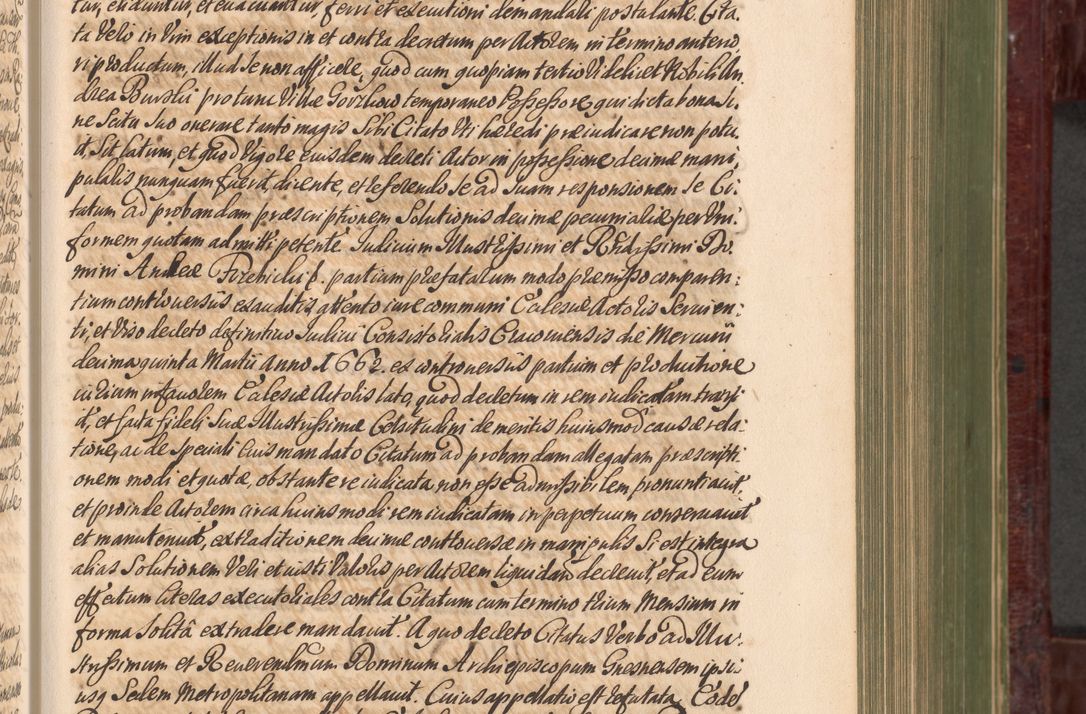 Zdjęcie nr 268 dla obiektu archiwalnego: Acta actorum episcopalium R. D. Andreae Trzebicki, episcopi Cracoviensis et ducis Severiae a die 29 Maii 1676 ad 1678 inclusive. Volumen VII