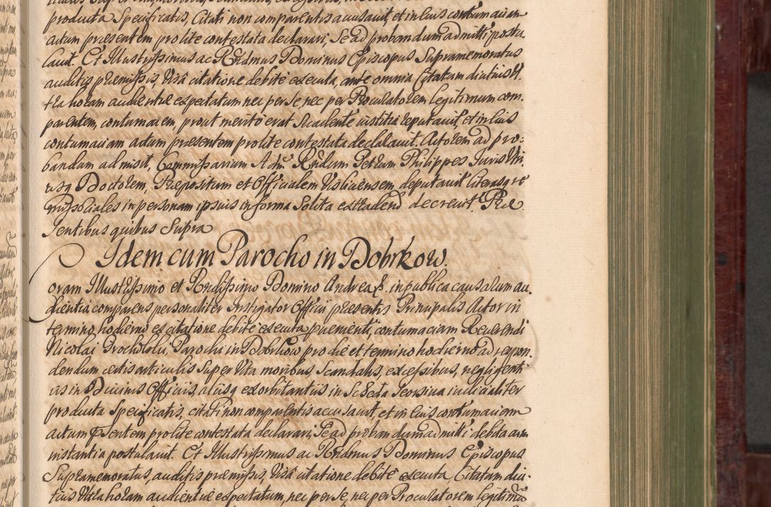 Zdjęcie nr 252 dla obiektu archiwalnego: Acta actorum episcopalium R. D. Andreae Trzebicki, episcopi Cracoviensis et ducis Severiae a die 29 Maii 1676 ad 1678 inclusive. Volumen VII