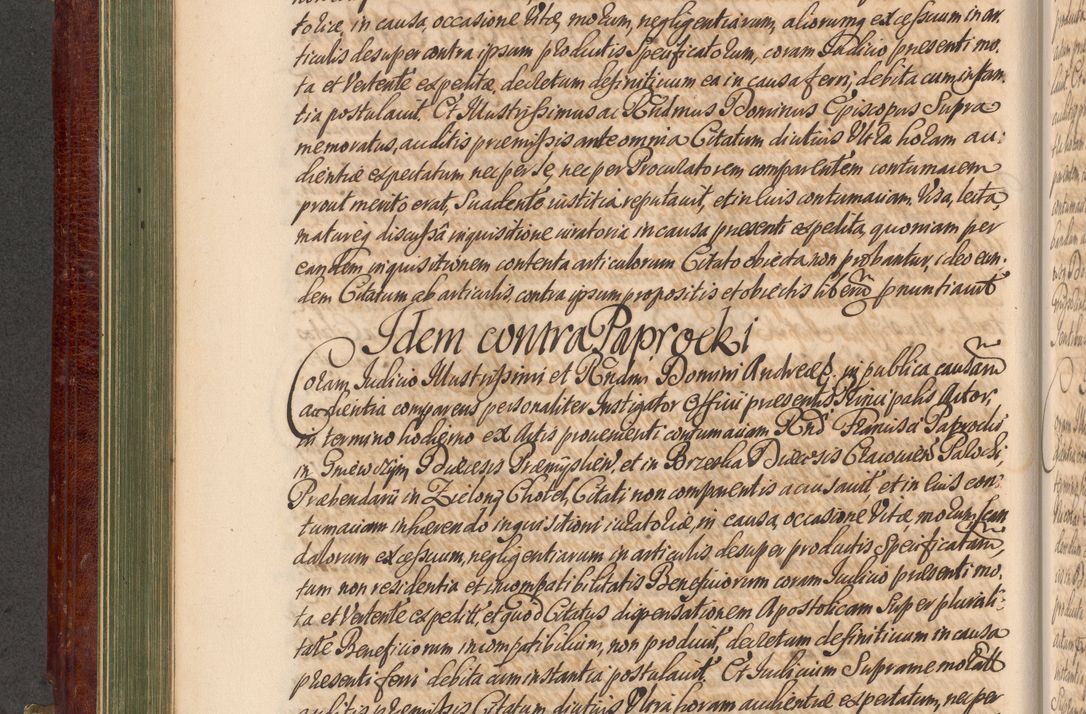 Zdjęcie nr 251 dla obiektu archiwalnego: Acta actorum episcopalium R. D. Andreae Trzebicki, episcopi Cracoviensis et ducis Severiae a die 29 Maii 1676 ad 1678 inclusive. Volumen VII