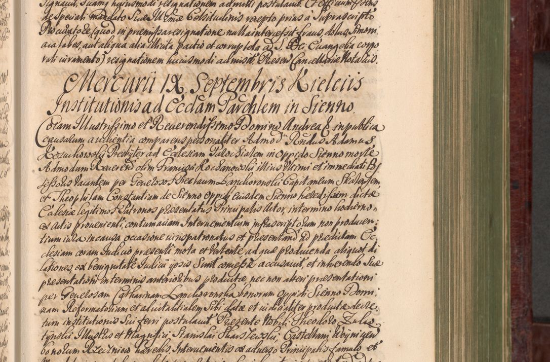 Zdjęcie nr 246 dla obiektu archiwalnego: Acta actorum episcopalium R. D. Andreae Trzebicki, episcopi Cracoviensis et ducis Severiae a die 29 Maii 1676 ad 1678 inclusive. Volumen VII