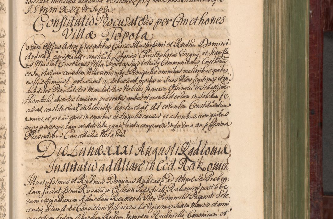 Zdjęcie nr 244 dla obiektu archiwalnego: Acta actorum episcopalium R. D. Andreae Trzebicki, episcopi Cracoviensis et ducis Severiae a die 29 Maii 1676 ad 1678 inclusive. Volumen VII