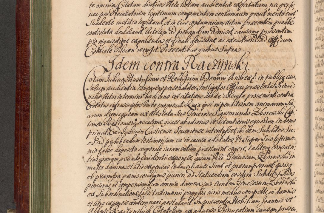 Zdjęcie nr 241 dla obiektu archiwalnego: Acta actorum episcopalium R. D. Andreae Trzebicki, episcopi Cracoviensis et ducis Severiae a die 29 Maii 1676 ad 1678 inclusive. Volumen VII