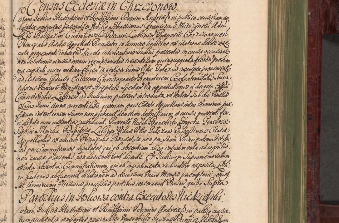 Zdjęcie nr 232 dla obiektu archiwalnego: Acta actorum episcopalium R. D. Andreae Trzebicki, episcopi Cracoviensis et ducis Severiae a die 29 Maii 1676 ad 1678 inclusive. Volumen VII