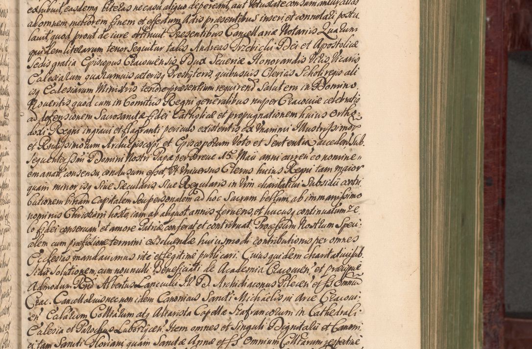 Zdjęcie nr 228 dla obiektu archiwalnego: Acta actorum episcopalium R. D. Andreae Trzebicki, episcopi Cracoviensis et ducis Severiae a die 29 Maii 1676 ad 1678 inclusive. Volumen VII