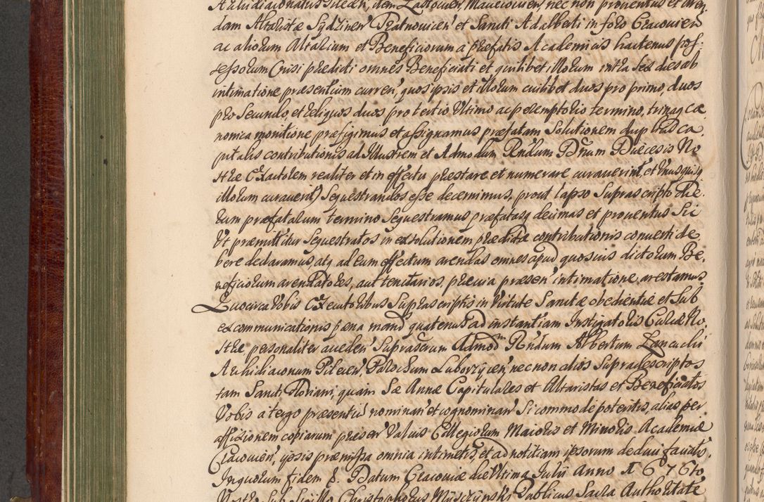 Zdjęcie nr 229 dla obiektu archiwalnego: Acta actorum episcopalium R. D. Andreae Trzebicki, episcopi Cracoviensis et ducis Severiae a die 29 Maii 1676 ad 1678 inclusive. Volumen VII