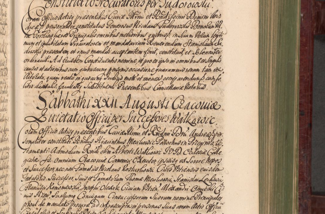 Zdjęcie nr 226 dla obiektu archiwalnego: Acta actorum episcopalium R. D. Andreae Trzebicki, episcopi Cracoviensis et ducis Severiae a die 29 Maii 1676 ad 1678 inclusive. Volumen VII