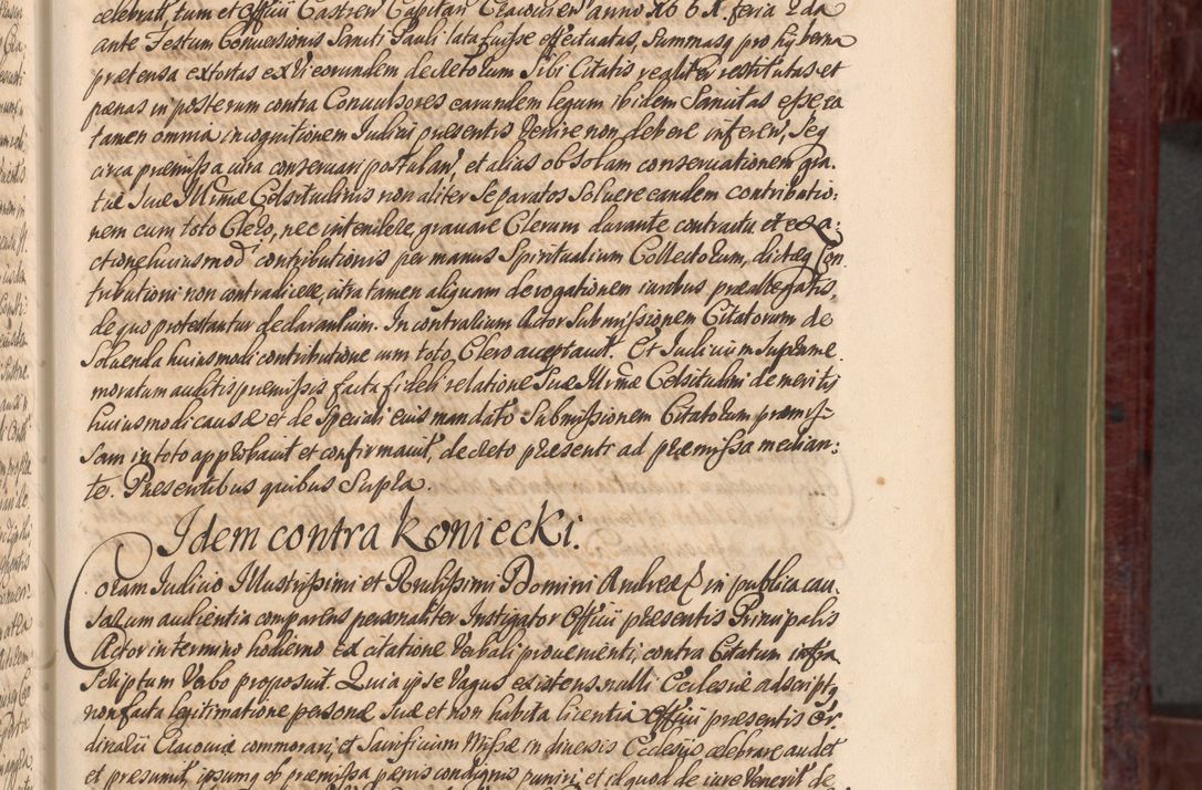 Zdjęcie nr 222 dla obiektu archiwalnego: Acta actorum episcopalium R. D. Andreae Trzebicki, episcopi Cracoviensis et ducis Severiae a die 29 Maii 1676 ad 1678 inclusive. Volumen VII
