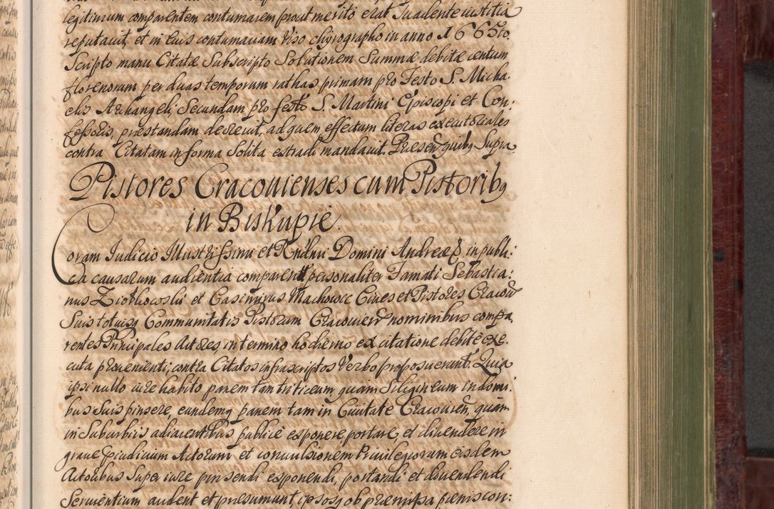 Zdjęcie nr 594 dla obiektu archiwalnego: Acta actorum episcopalium R. D. Andreae Trzebicki, episcopi Cracoviensis et ducis Severiae a die 29 Maii 1676 ad 1678 inclusive. Volumen VII