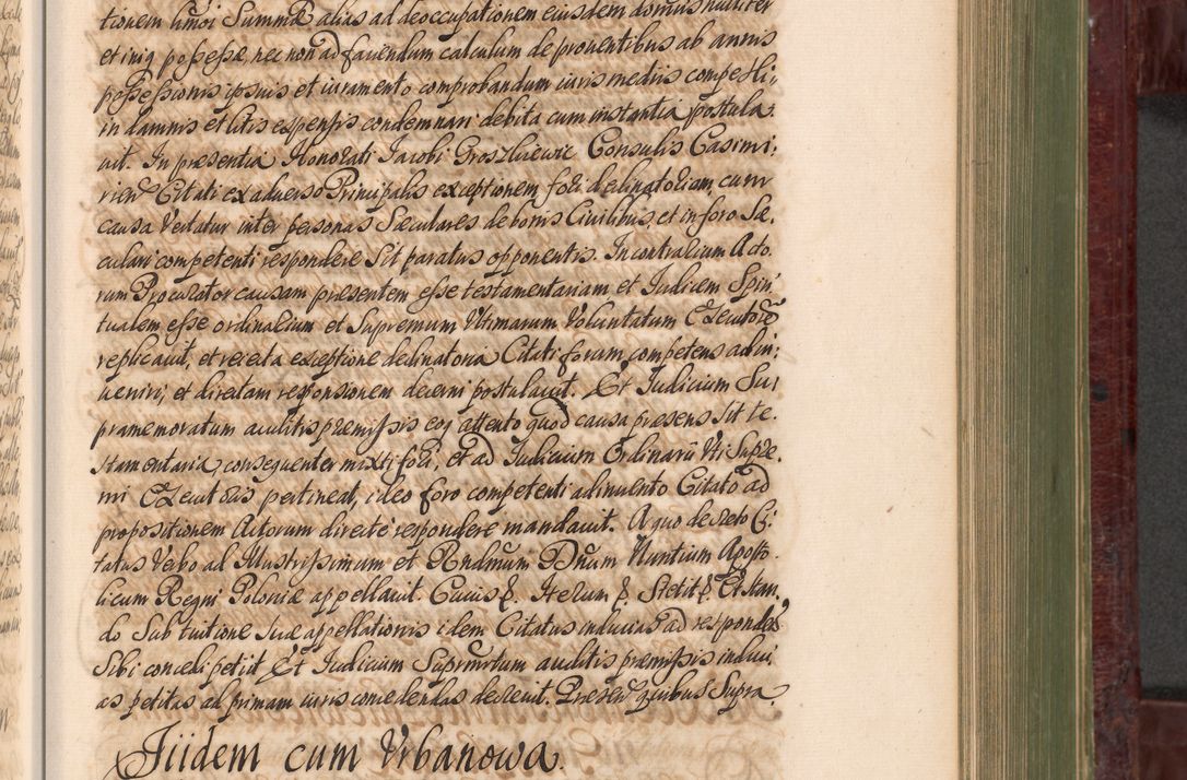 Zdjęcie nr 590 dla obiektu archiwalnego: Acta actorum episcopalium R. D. Andreae Trzebicki, episcopi Cracoviensis et ducis Severiae a die 29 Maii 1676 ad 1678 inclusive. Volumen VII