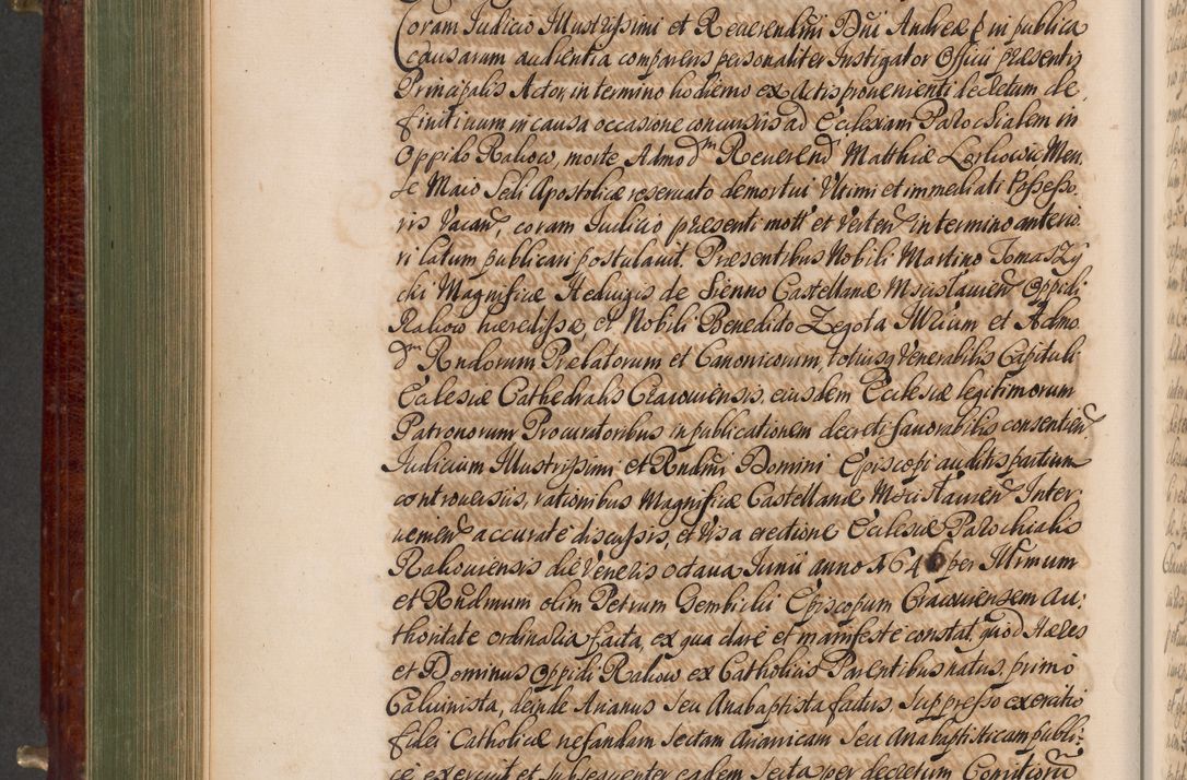 Zdjęcie nr 583 dla obiektu archiwalnego: Acta actorum episcopalium R. D. Andreae Trzebicki, episcopi Cracoviensis et ducis Severiae a die 29 Maii 1676 ad 1678 inclusive. Volumen VII