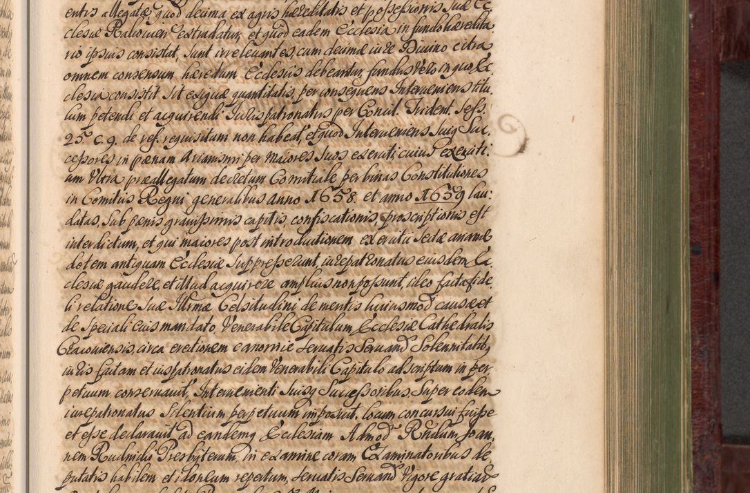 Zdjęcie nr 584 dla obiektu archiwalnego: Acta actorum episcopalium R. D. Andreae Trzebicki, episcopi Cracoviensis et ducis Severiae a die 29 Maii 1676 ad 1678 inclusive. Volumen VII