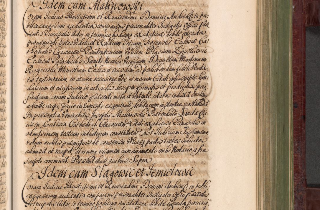 Zdjęcie nr 578 dla obiektu archiwalnego: Acta actorum episcopalium R. D. Andreae Trzebicki, episcopi Cracoviensis et ducis Severiae a die 29 Maii 1676 ad 1678 inclusive. Volumen VII