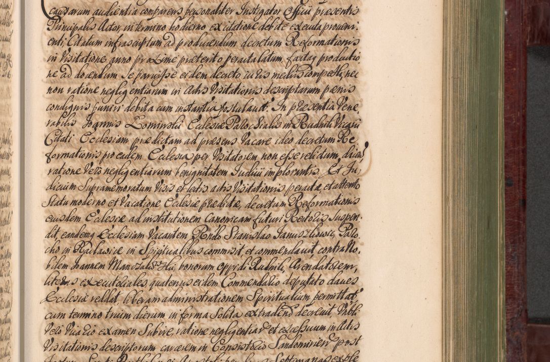 Zdjęcie nr 576 dla obiektu archiwalnego: Acta actorum episcopalium R. D. Andreae Trzebicki, episcopi Cracoviensis et ducis Severiae a die 29 Maii 1676 ad 1678 inclusive. Volumen VII