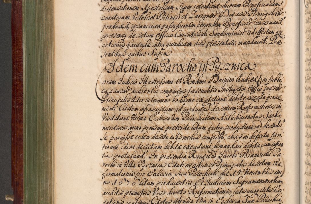 Zdjęcie nr 575 dla obiektu archiwalnego: Acta actorum episcopalium R. D. Andreae Trzebicki, episcopi Cracoviensis et ducis Severiae a die 29 Maii 1676 ad 1678 inclusive. Volumen VII