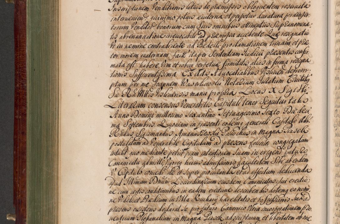 Zdjęcie nr 557 dla obiektu archiwalnego: Acta actorum episcopalium R. D. Andreae Trzebicki, episcopi Cracoviensis et ducis Severiae a die 29 Maii 1676 ad 1678 inclusive. Volumen VII