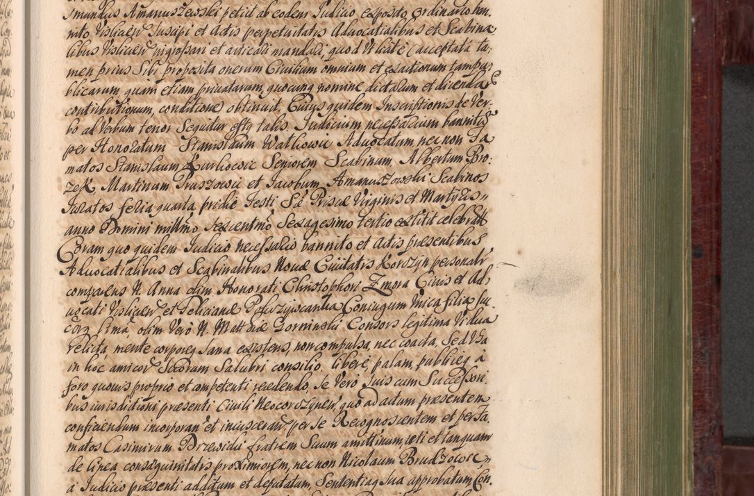 Zdjęcie nr 552 dla obiektu archiwalnego: Acta actorum episcopalium R. D. Andreae Trzebicki, episcopi Cracoviensis et ducis Severiae a die 29 Maii 1676 ad 1678 inclusive. Volumen VII
