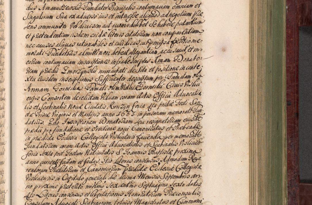 Zdjęcie nr 548 dla obiektu archiwalnego: Acta actorum episcopalium R. D. Andreae Trzebicki, episcopi Cracoviensis et ducis Severiae a die 29 Maii 1676 ad 1678 inclusive. Volumen VII