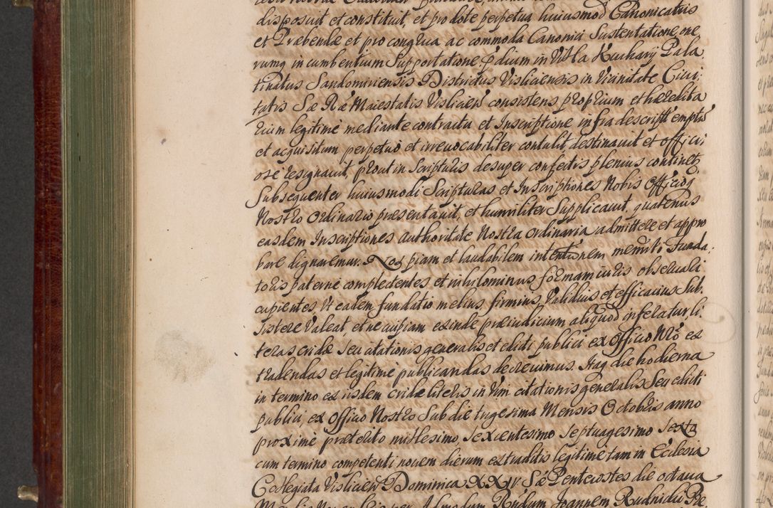 Zdjęcie nr 547 dla obiektu archiwalnego: Acta actorum episcopalium R. D. Andreae Trzebicki, episcopi Cracoviensis et ducis Severiae a die 29 Maii 1676 ad 1678 inclusive. Volumen VII
