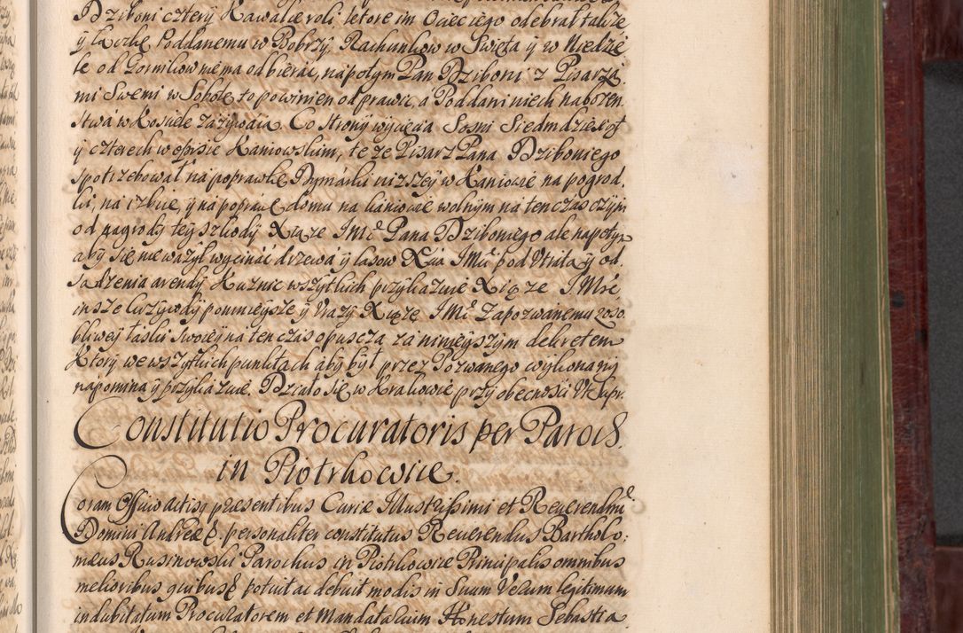 Zdjęcie nr 542 dla obiektu archiwalnego: Acta actorum episcopalium R. D. Andreae Trzebicki, episcopi Cracoviensis et ducis Severiae a die 29 Maii 1676 ad 1678 inclusive. Volumen VII