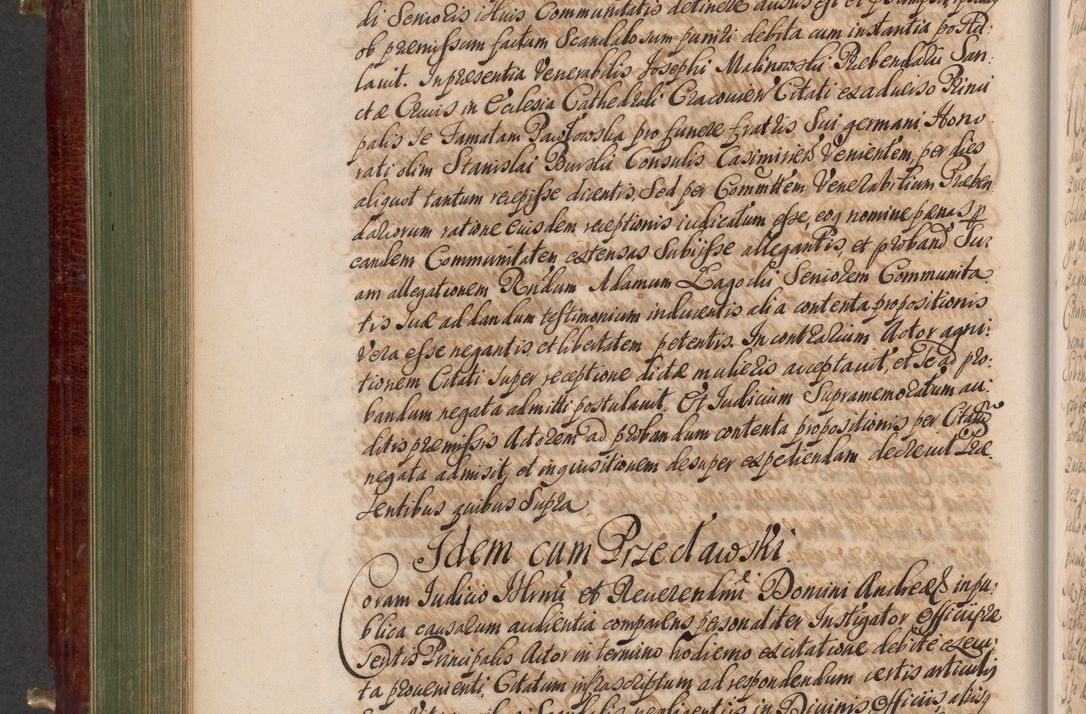 Zdjęcie nr 539 dla obiektu archiwalnego: Acta actorum episcopalium R. D. Andreae Trzebicki, episcopi Cracoviensis et ducis Severiae a die 29 Maii 1676 ad 1678 inclusive. Volumen VII