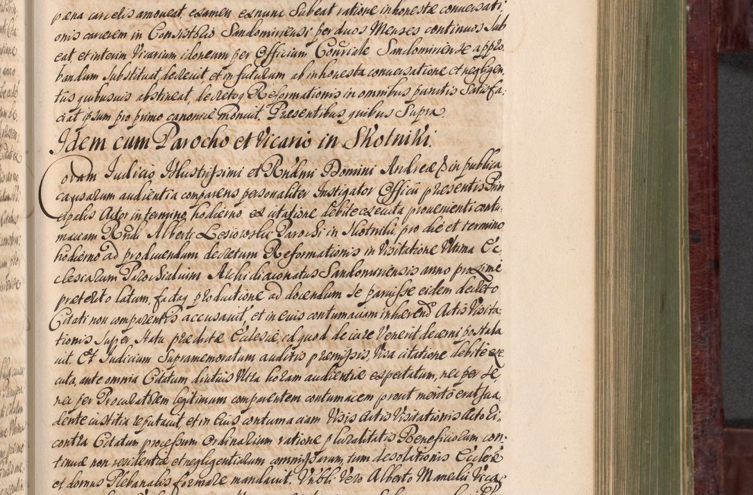 Zdjęcie nr 536 dla obiektu archiwalnego: Acta actorum episcopalium R. D. Andreae Trzebicki, episcopi Cracoviensis et ducis Severiae a die 29 Maii 1676 ad 1678 inclusive. Volumen VII