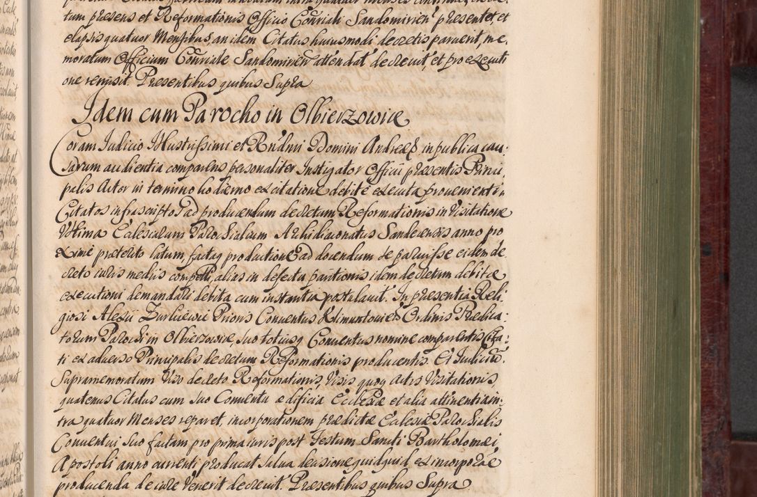 Zdjęcie nr 532 dla obiektu archiwalnego: Acta actorum episcopalium R. D. Andreae Trzebicki, episcopi Cracoviensis et ducis Severiae a die 29 Maii 1676 ad 1678 inclusive. Volumen VII