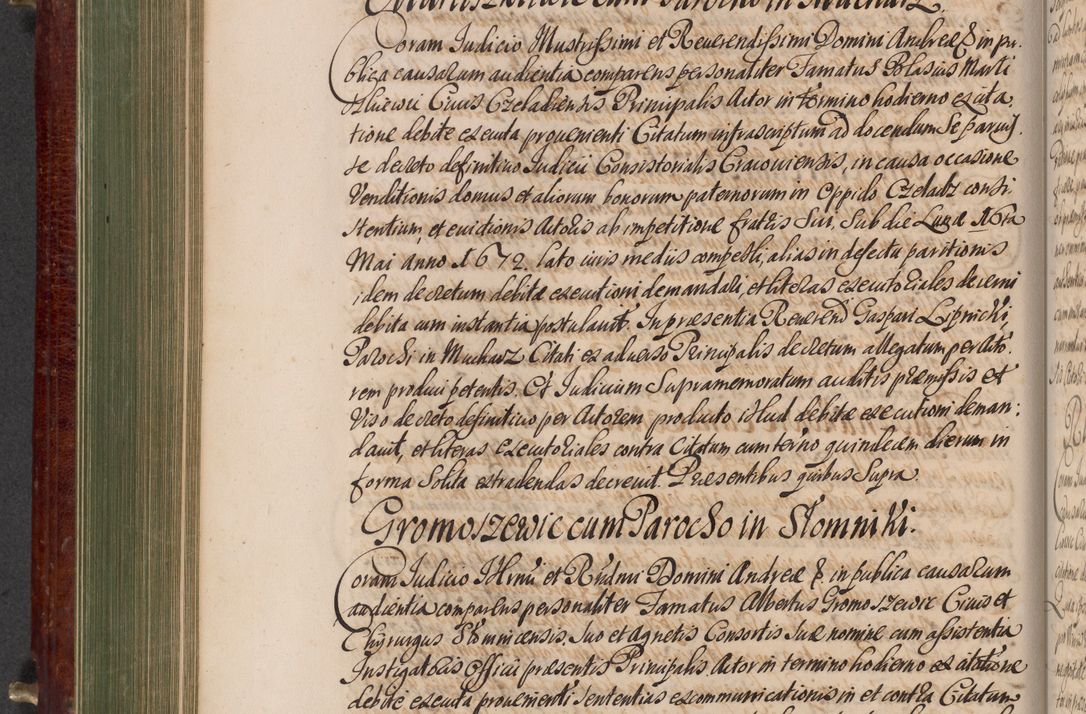 Zdjęcie nr 523 dla obiektu archiwalnego: Acta actorum episcopalium R. D. Andreae Trzebicki, episcopi Cracoviensis et ducis Severiae a die 29 Maii 1676 ad 1678 inclusive. Volumen VII