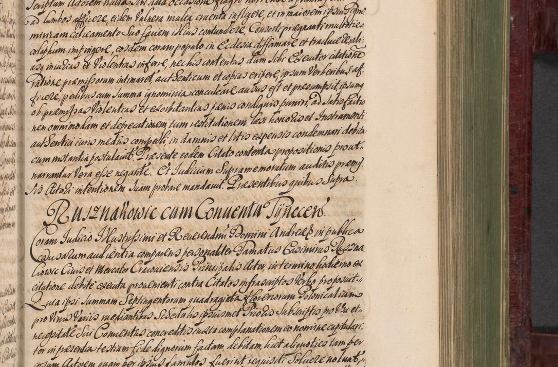 Zdjęcie nr 524 dla obiektu archiwalnego: Acta actorum episcopalium R. D. Andreae Trzebicki, episcopi Cracoviensis et ducis Severiae a die 29 Maii 1676 ad 1678 inclusive. Volumen VII
